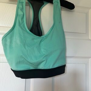 LuLaRoe Mint and Black Sports Bra